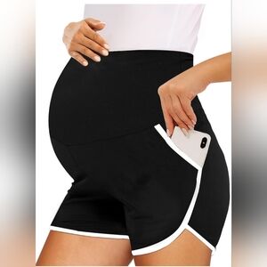 Peauty Maternity Shorts Over The Belly with Pockets
